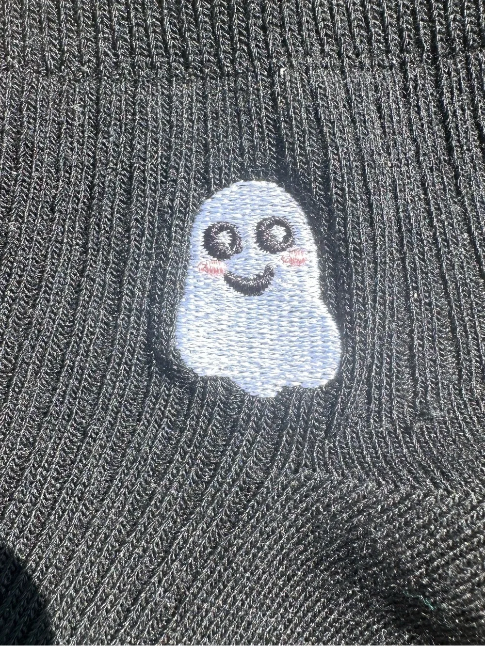 NWT Embroidered Ghost Ankle Socks